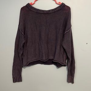 Navy blue American eagle knitted sweater